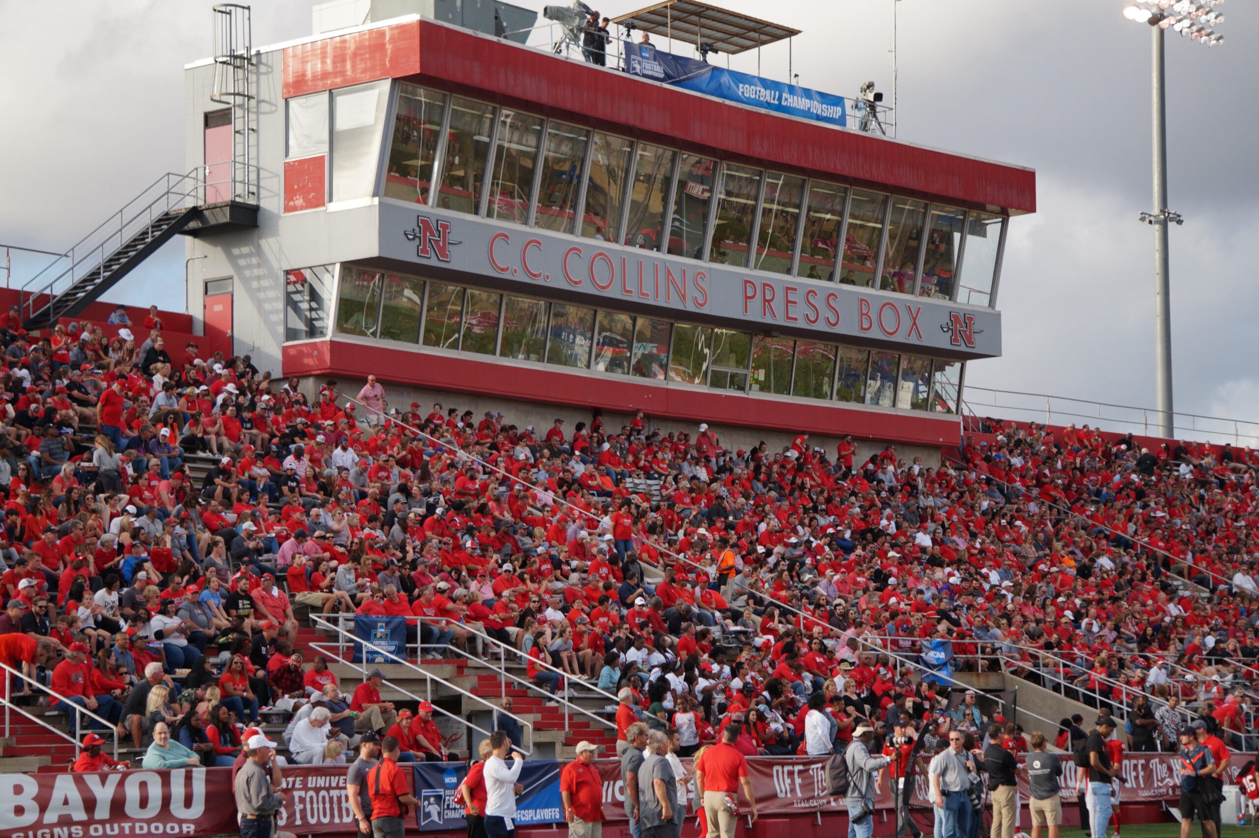 Thumbnail for Covered outdoor training facility latest improvements of athletic facilities at Nicholls