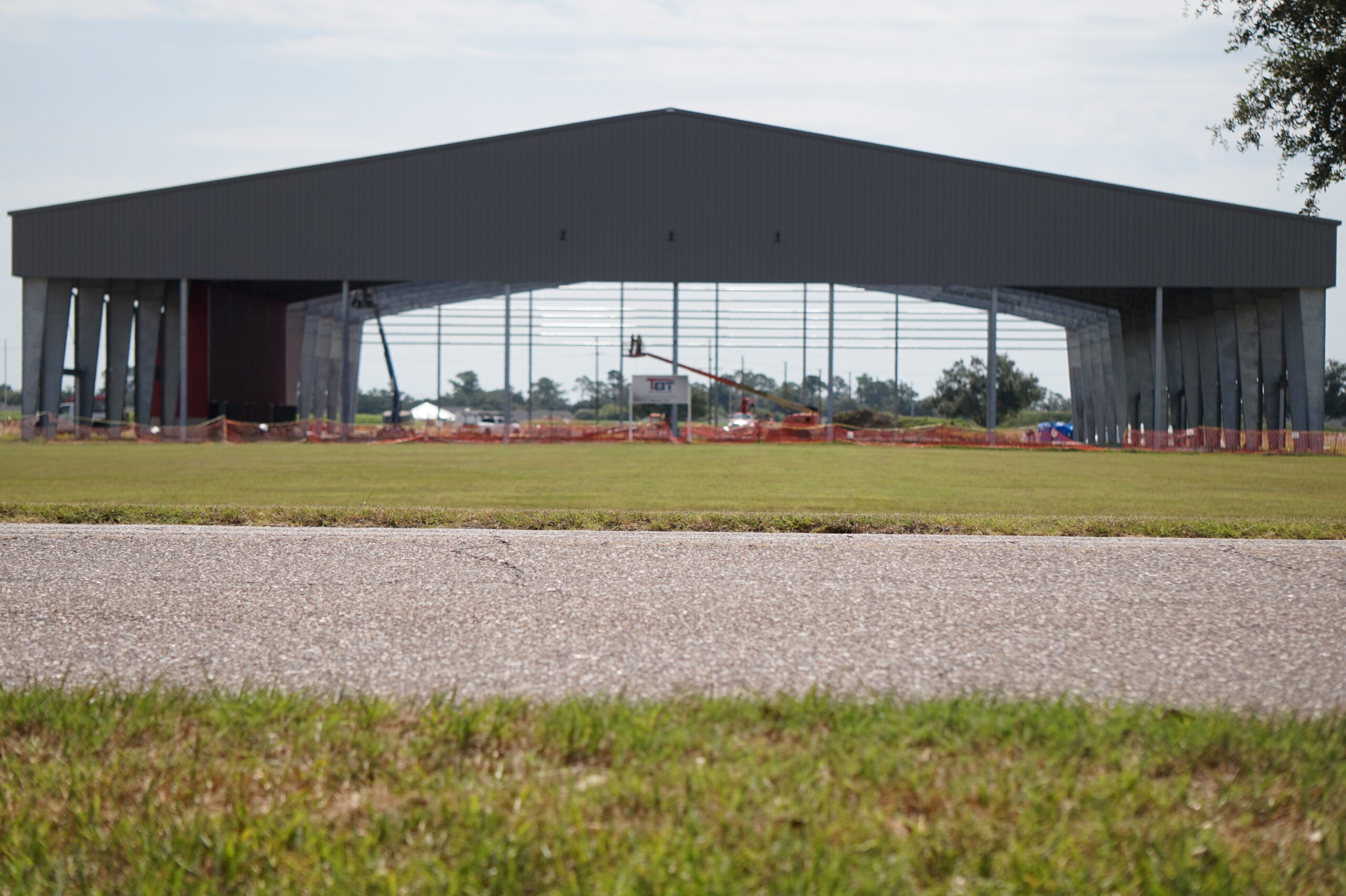 Thumbnail for Covered outdoor training facility latest improvements of athletic facilities at Nicholls