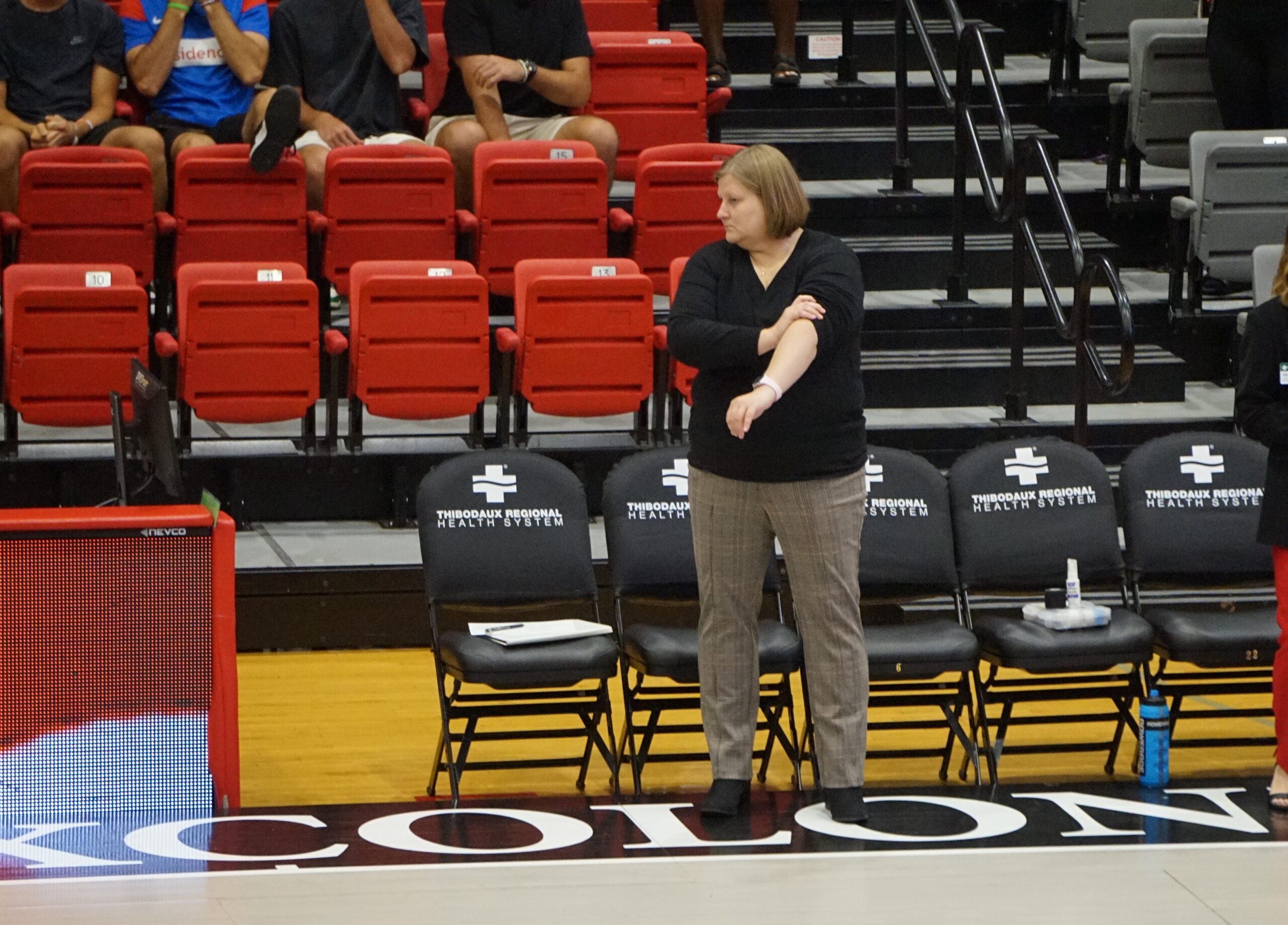 Thumbnail for Nicholls volleyball team faces daunting task with three games in five-day span