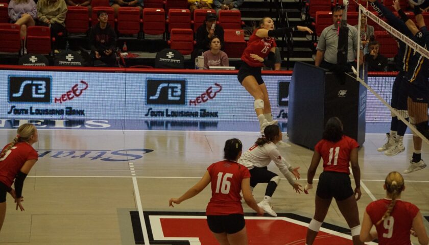 Thumbnail for Several freshmen  give Nicholls volleyball hope for future following trying season
