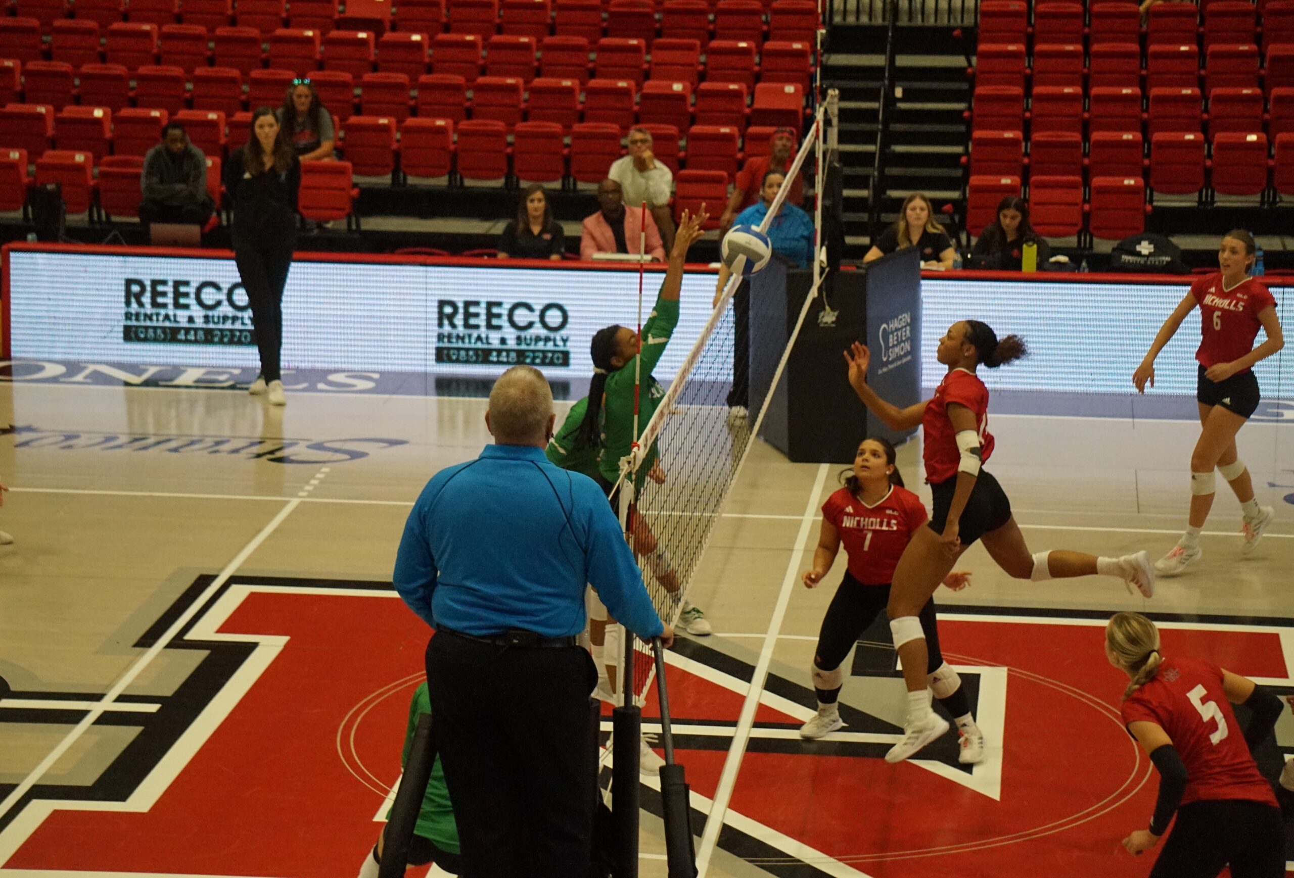 Thumbnail for Nicholls at home versus UNO, on road at Houston Christian to close out volleyball season