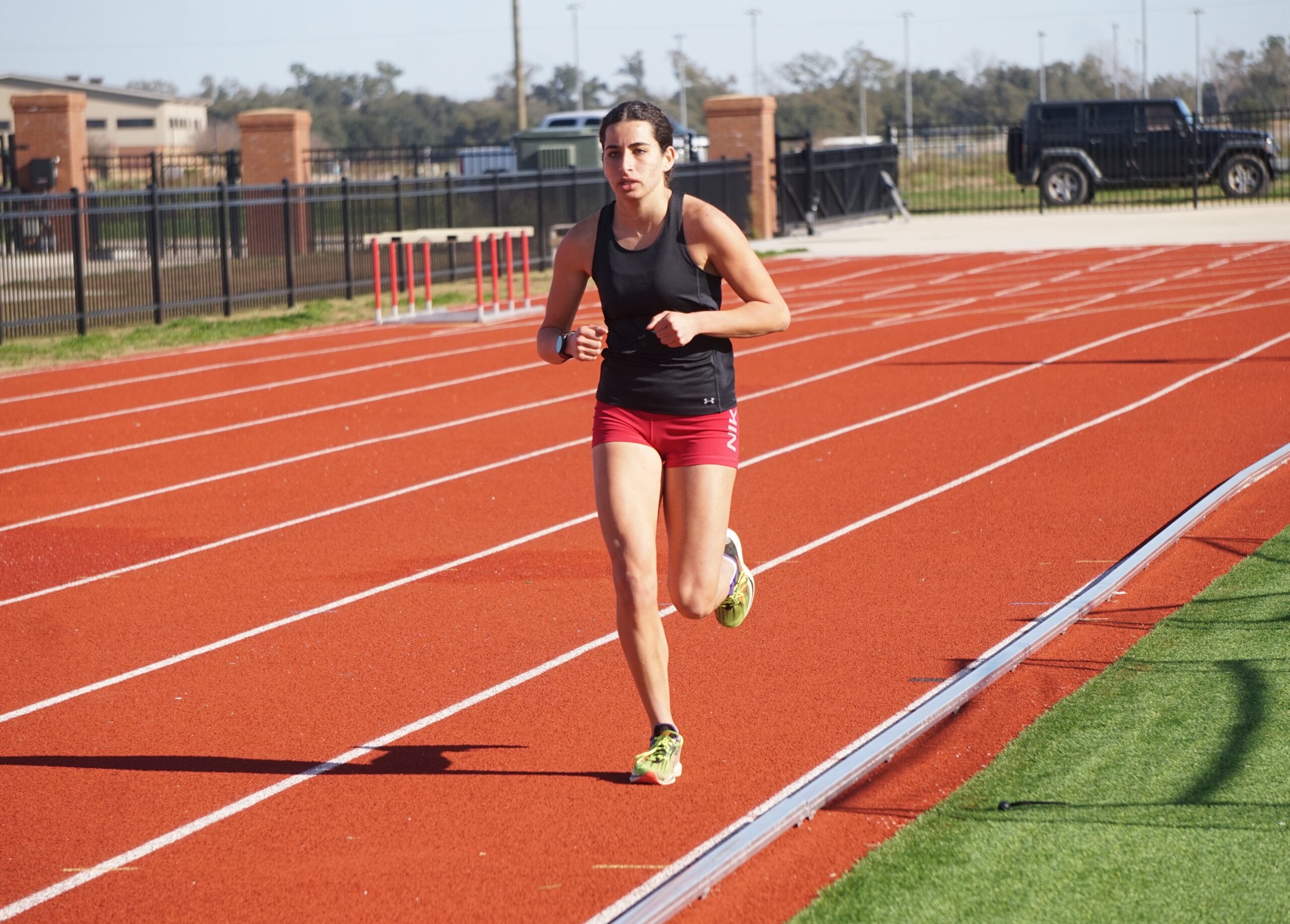 Thumbnail for Nicholls runner Nikolaou wins women’s 1500 meters at Strawberry Relays track meet