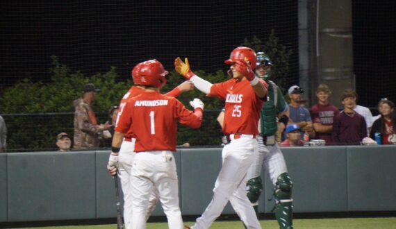 Thumbnail for Early lead doesn’t hold up for Nicholls in 5-4 loss Tuesday night against Houston Cougars