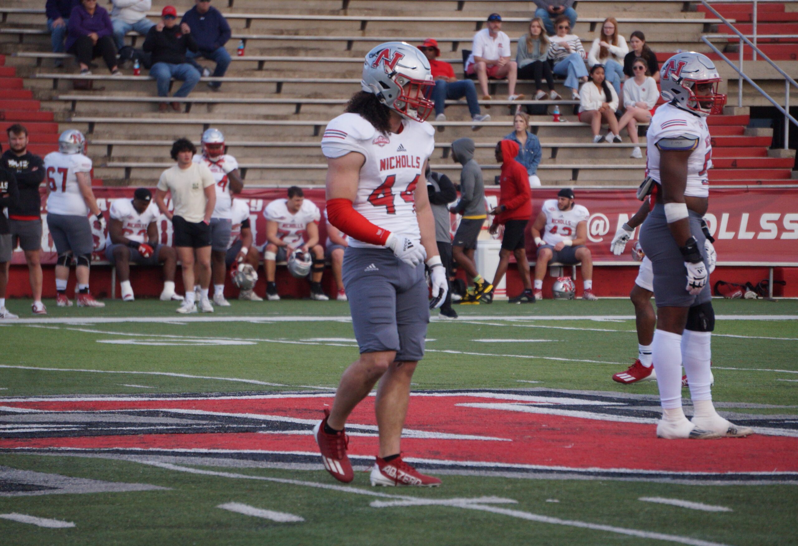 Thumbnail for Big-play defense sparks White team to 23-7 win over Red squad in Nicholls Spring Game