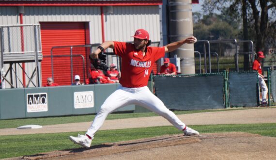 Thumbnail for Quevedo provides Nicholls with quality early innings as Colonels sweep series at SLU