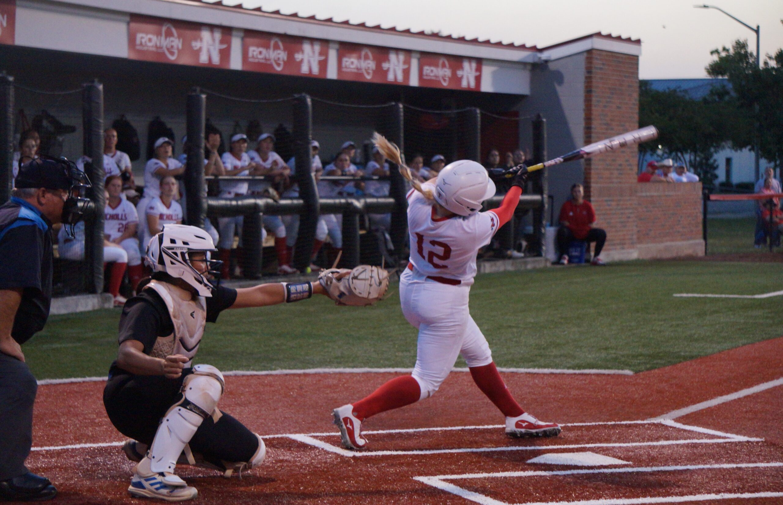 Thumbnail for Rutherford homer, McNeill shutout lead Nicholls softball team to 2-0 series-opening win