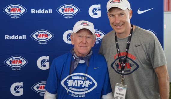 Thumbnail for Manning Passing Academy experience just ‘awesome’ for Nicholls quarterback McQuaide